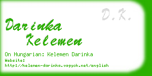 darinka kelemen business card